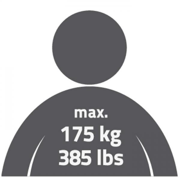 Ridder Assistent støtteben t/vægsæde - Krom