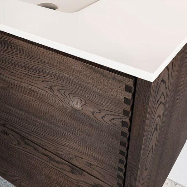 Str&oslash;mberg Nordic Handcrafted 60 underskab m/skuffer - Smoked oak