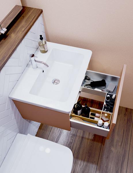 Dansani Luna Classic 60 møbelsæt m/Larghetto vask og integreret greb - Valgfri farve Dansani Luna Classic 60 møbelsæt m/Larghetto vask og integreret greb - Valgfri farve