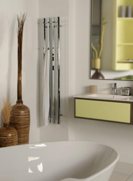 Kriss Zenit håndklædetørrer - 27x142 cm - Krom Kriss Zenit håndklædetørrer - 27x142 cm - Krom