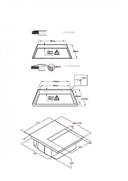 Eico NikolaTesla Fit BL/A/60 integreret emhætte i kogesektion - Sort Eico NikolaTesla Fit BL/A/60 integreret emhætte i kogesektion - Sort