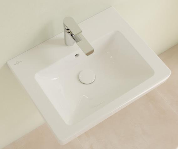 V&B Subway 2.0 55 håndvask t/væg - 1/3 hanehuller V&B Subway 2.0 55 håndvask t/væg - 1/3 hanehuller