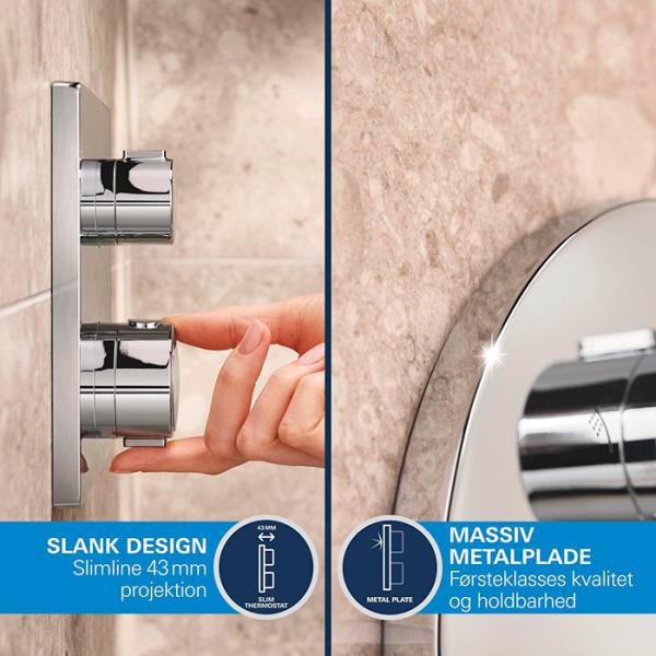 Grohe Precision 310 komplet brusesystem til indbygning Grohe Precision 310 komplet brusesystem til indbygning