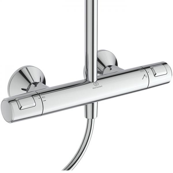 Ideal Standard Ceratherm T25 250 komplet brusesystem Eco - Krom Ideal Standard Ceratherm T25 250 komplet brusesystem Eco - Krom