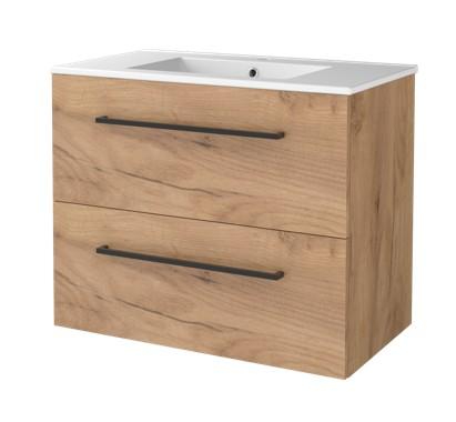 Sanibell Basicline møbelsæt 80 m/greb - Whiskey eg Sanibell Basicline møbelsæt 80 m/greb - Whiskey eg