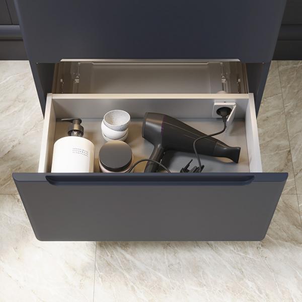 Dansani Luna Vintage 60 møbelsæt m/Larghetto vask, skuffer og integrerede greb - Valgfri farve Dansani Luna Vintage 60 møbelsæt m/Larghetto vask, skuffer og integrerede greb - Valgfri farve