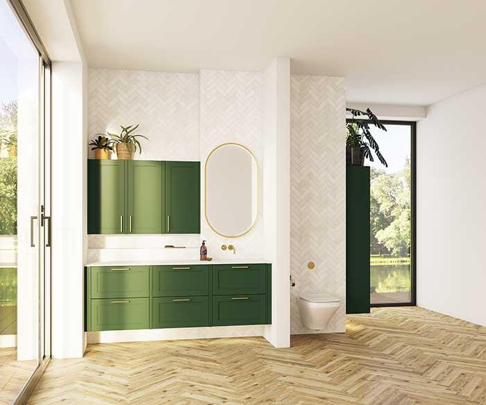 Dansani Luna Classic 180 møbelsæt m/Minore vask og rammefronter - Valgfri farve