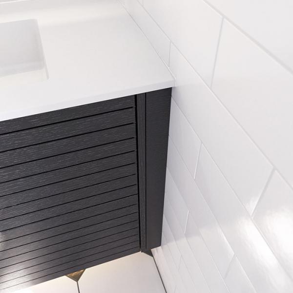 Dansani Luna Classic 220 møbelsæt m/Minore dobbeltvask og lameller - Eg noir Dansani Luna Classic 220 møbelsæt m/Minore dobbeltvask og lameller - Eg noir