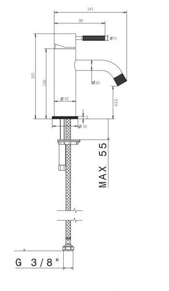 Cassøe Crystal Cut komplet pakke til badeværelset - Børstet messing