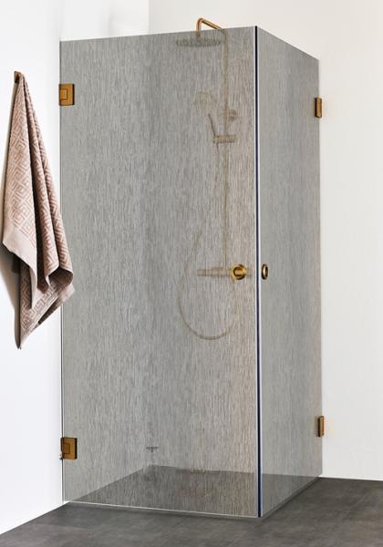 Hafa Infinity bruseniche - Lace glas - Messing - 90x90 cm Hafa Infinity bruseniche - Lace glas - Messing - 90x90 cm