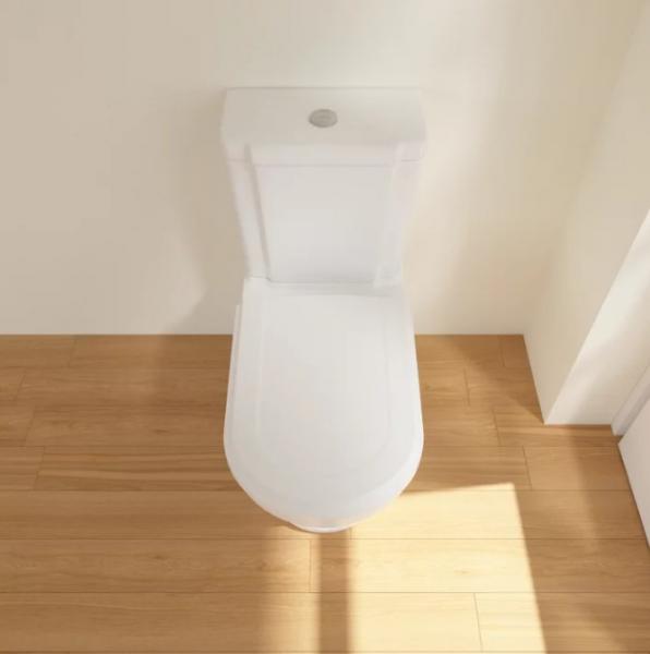 Villeroy & Boch Hommage gulvstående toilet m/Ceramic+ u/cisterne - Hvid Villeroy & Boch Hommage gulvstående toilet m/Ceramic+ u/cisterne - Hvid