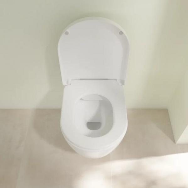 Villeroy & Boch Avento Rimless væghængt toilet inkl. sæde - Hvid Villeroy & Boch Avento Rimless væghængt toilet inkl. sæde - Hvid