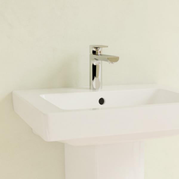 V&B Subway 2.0 55 håndvask t/væg - 1/3 hanehuller V&B Subway 2.0 55 håndvask t/væg - 1/3 hanehuller