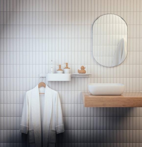 Hansgrohe WallStoris Skinne - 70 cm - Mat hvid Hansgrohe WallStoris Skinne - 70 cm - Mat hvid