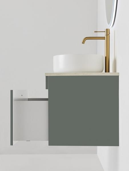 Hafa Haze 60 møbelpakke m/bowlevask - Mat grøn Hafa Haze 60 møbelpakke m/bowlevask - Mat grøn