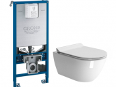 Væghængt toilet - Eksklusiv pakke