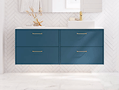 Dansani badeværelsesmøbler i farver